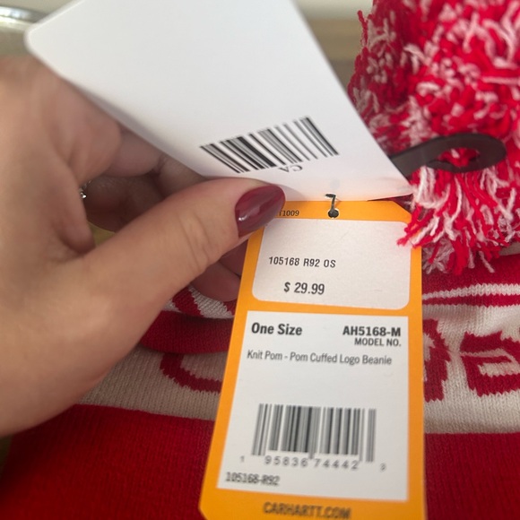 Carhartt Red Beanie brand new - Picture 2 of 5